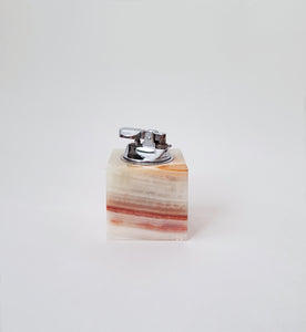 Vintage Table Lighter, Onyx Marble