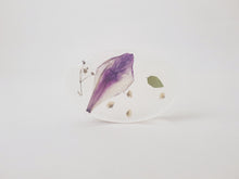 Load image into Gallery viewer, Purple Flower Petal - Oval Resin Plate, Wall Decor