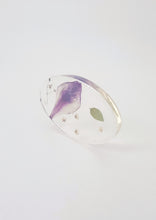 Load image into Gallery viewer, Purple Flower Petal - Oval Resin Plate, Wall Decor