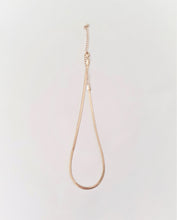 Load image into Gallery viewer, Flat Golden Snake Necklace / Choker