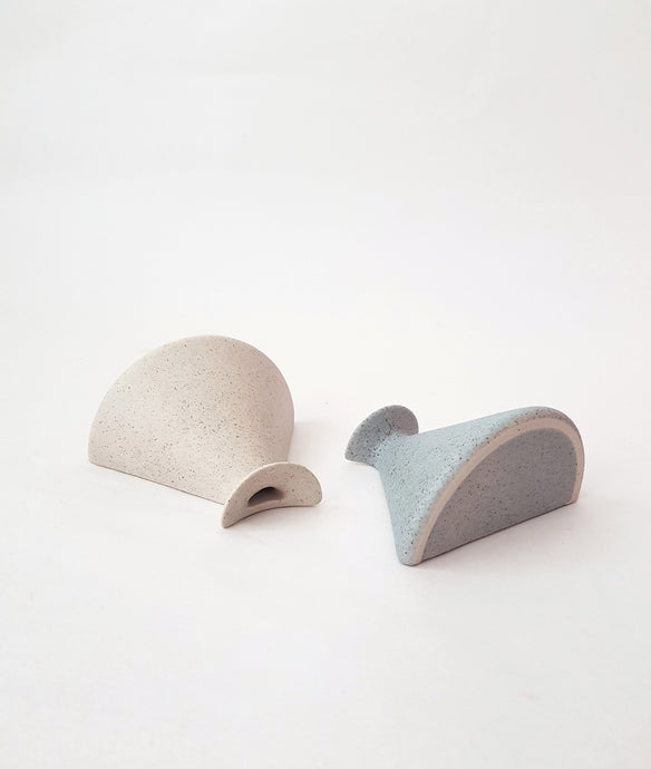 Ceramic Vases, modern minimalist design, handmate in Italy