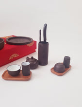 Load image into Gallery viewer, Traditional Ceremonial Tea Set - Gong-Fu, Brown Ceramic