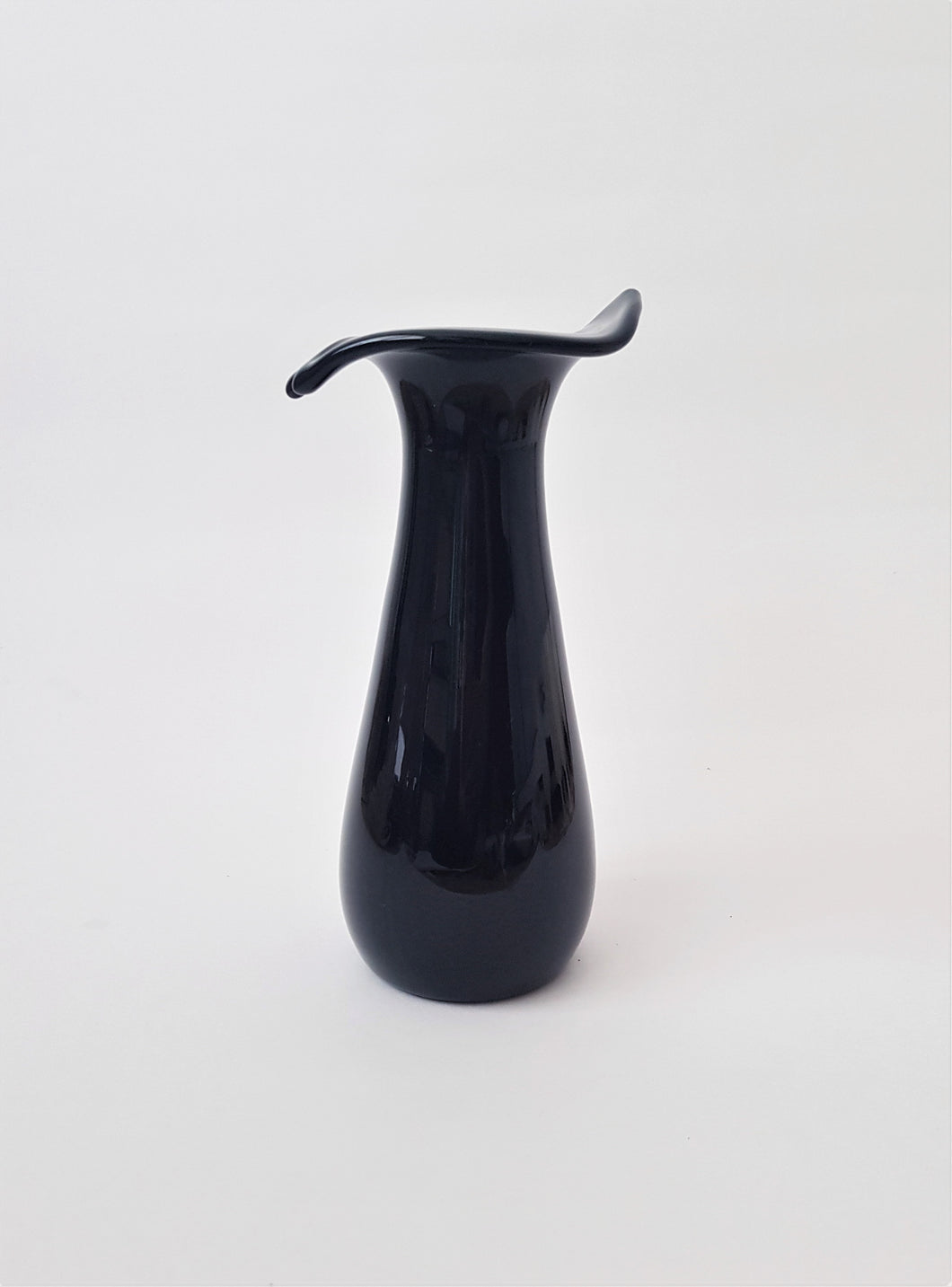 Black Ceramic Vintage Vase