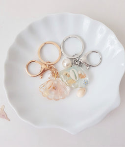 Rosé Ocean Treasures Seashell Pendant with Keyring and Keychain