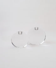 Load image into Gallery viewer, Round Glass Candle Holders - Modern Classic Vintage