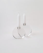 Load image into Gallery viewer, Round Glass Candle Holders - Modern Classic Vintage