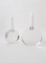 Load image into Gallery viewer, Round Glass Candle Holders - Modern Classic Vintage