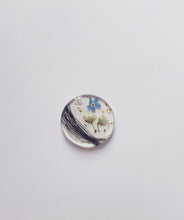 Load image into Gallery viewer, Small Hair Pendant Resin with Flowers, Personalized