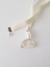 Load image into Gallery viewer, Resin Bookmark Ribbon Cream-White