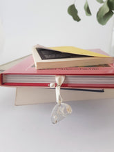 Load image into Gallery viewer, Resin Bookmark Ribbon Cream-White