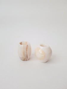 Onyx White Marble Candle Light Holder
