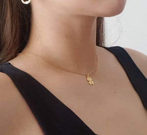 Shamrock 24K Gold-Plated Necklace, Lucky Charm