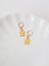 Load image into Gallery viewer, Shamrock 24K Gold-Plated Earrings, Lucky Charm