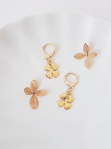 Shamrock 24K Gold-Plated Earrings, Lucky Charm